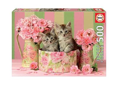 500 GATINHOS COM ROSAS