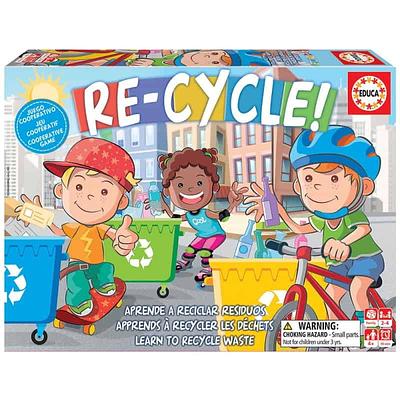Um jogo de tabuleiro cooperativo onde aprenderá de uma forma fácil e divertida como para separar e reciclar os resíduos! Com este jogo irá recolher e levar para o recipiente de reciclagem apropriado.
