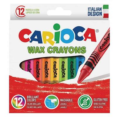 LÁPIS DE CERA CARIOCA WAX, C/12