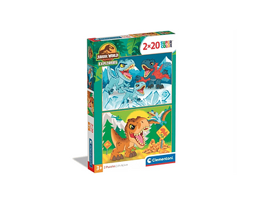 Detalhe do produto:n- 2 puzzles 20 peças cada;n- Dimensão: 27x18.5 cm;nnAviso: Recomendado a partir dos 3 anos.