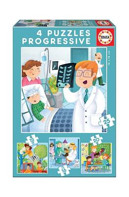PUZZLE PROGRES 6-16 PÇS - PROFISSÕES