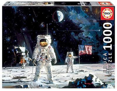 PUZZLE 1000 PEÇAS - FIRST MEN ON THE MOON