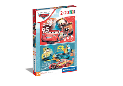 PUZZLE 2X20 CARS DISNEY