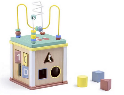 CUBO DE ACTIVIDADES COR PASTEL