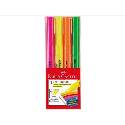 MARCADORES FLUORESCENTES FABER-CASTELL