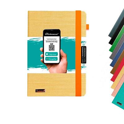 CADERNO SMART A5 AMARELO/LARANJA