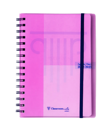 AGENDA ESCOLAR A5 ROSA CLASSROOMMATES