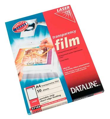 TRANSPARENCIA PARA IMPRESSORA LASER DATALINE 50FLS (210X297MM)