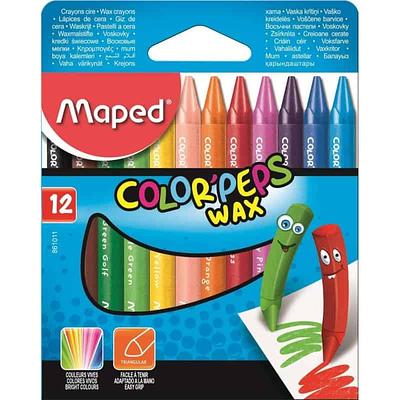 Maped Color Peps - Lápis de Cera Wax x12