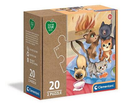 Detalhes do produto:n- Dimensões do puzzle: 27 x 19 cm;n- Puzzle 2x20 peças;nnNota: Recomendado a partir dos 3 anos.