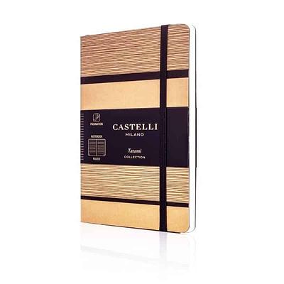 BLOCO 9X14 CASTELLI TATAMI BEIGE - PAUTADO