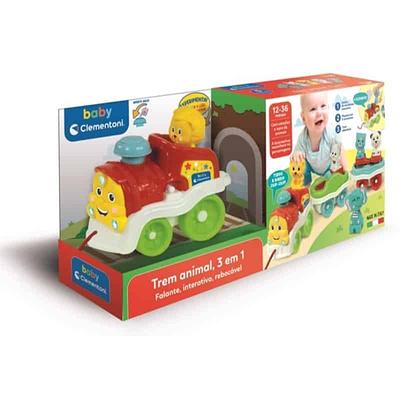 Detalhes do produto:n- Centro de atividades interativo;n- Brinquedos com 5 personagens;n- Comboio móvel de puxar;nnAviso: Recomendado entre os 12 e os 36 meses.