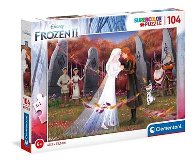Detalhe do produto:n- 104 peças;n- Tema da Frozen;nnNota: Recomendado a maiores de 3 anos.