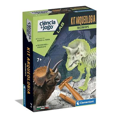 CLEMENTONI CIÊNCIA & JOGO - NOVO TRICERATOPS FLUO
