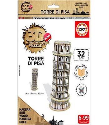 3D MINI MONUMENTS EDUCA - TORRE DI PISA
