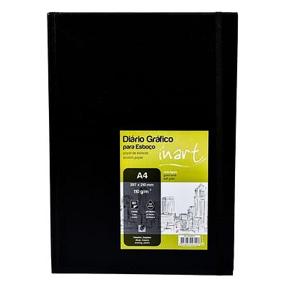 DIARIO GRAFICO ESBOÇO INART 110GR A4 80FLS