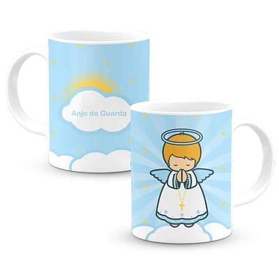 Little Drops of Water Caneca de Santos Anjo da Guarda