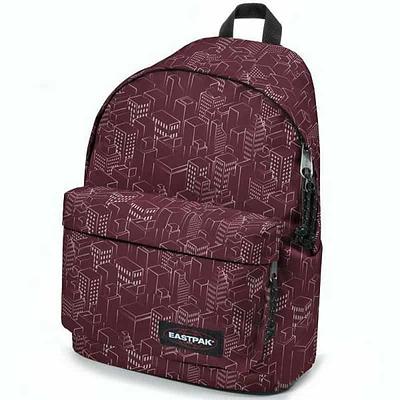 EASTPAK PADDED PAK'R MERLOT BLOCKS