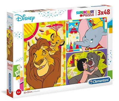 Conteúdo da embalagem:n- 3 puzzles;n- 32x22 cm;nnAviso: Não recomendável a crianças com menos de 3 anos.