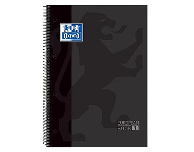 CAD.ESP.A4CAPA DURA OXFORD PAUT. PRETO