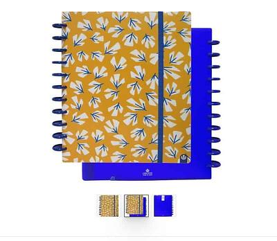 CADERNO INGENIOX - SMART NOTEBOOK - EDIÇÃO LIMITADA A4 PAUTADO DESENHO AMARELO