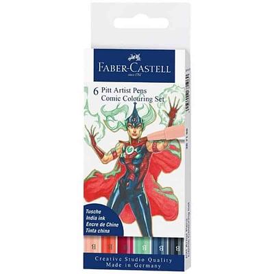 FABER-CASTELL - PITT ARTISTIC CANETAS COMIC - CX.6