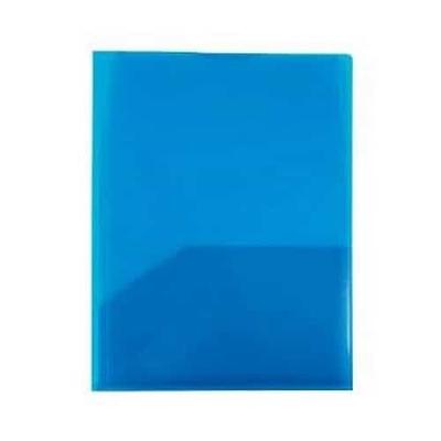 Bolsa dossier liderpapel com dupla bolsa din a4 azul.