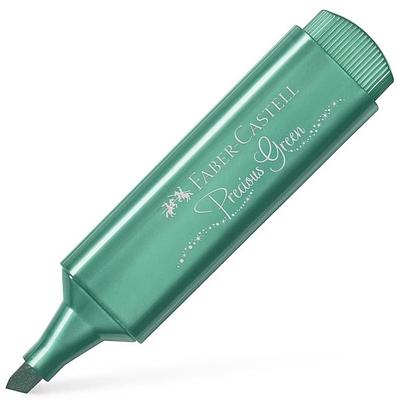 MARCADOR TEXTLINER METÁLICO FABER-CASTELL VERDE