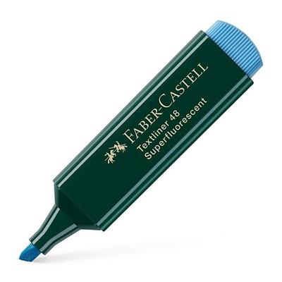 MARCADOR FLUORESCENTE AZUL FABER CASTELL