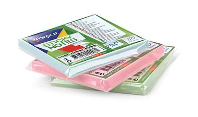 BLOCO ADESIVO 75X75MM 80 FOLHAS - ROSA PASTEL
