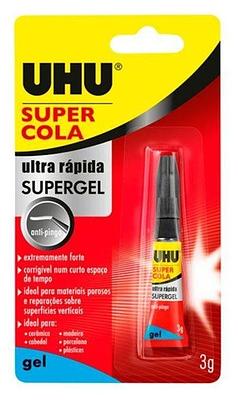 UHU - SUPER COLA ULTRA RAPIDA SUPERGEL ANTI-PINGO
