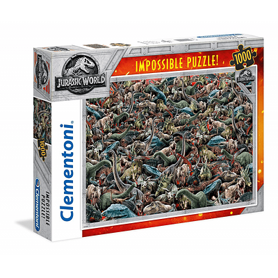 1000 PEÇAS - CLEMENTONI - IMPOSSIBLE JURASSIC WORL