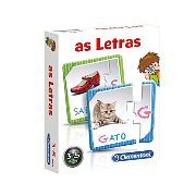 Jogo didático as letras do alfabeto, a partir dos 3 anos de idade.