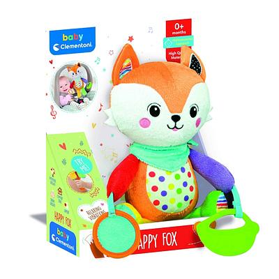 Detalhe do produto:n- 1 raposa peluche;nnNota: Recomendado a partir dos primeiro meses.