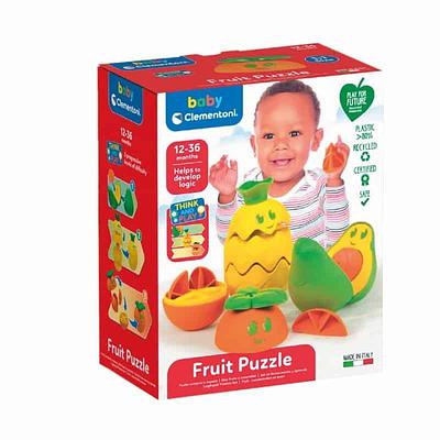 Detalhe do produto:n- 3 Frutos;n- Material reciclado;nnAviso: Ideal para crianças entre 1 e 3 anos.