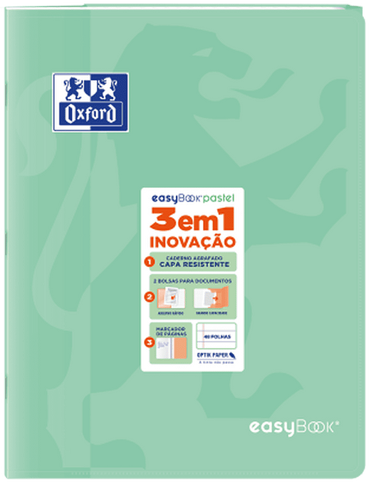 CADERNO AGRAFADO A4 48F PAUTADO CORES PASTEL — imagem 6
