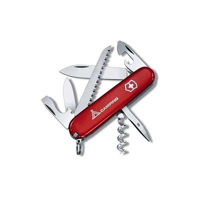 Victorinox Navalha Camper - 13 Usos 91mm Vermelha Inscrição "Camping"