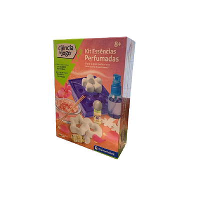 Essências perfumadas da clementoni, incluído no kit: gesso, moldes, pipeta, essências perfumadas, testadores, dispensadores spray, pauzinhos difusores de madeira e uma espátula.