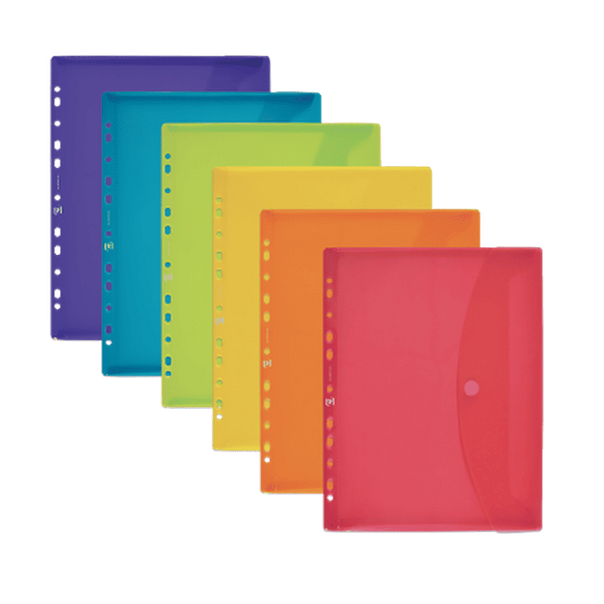 ENVELOPE COM FURAÇÃO E VELCRO A4 OXFORD