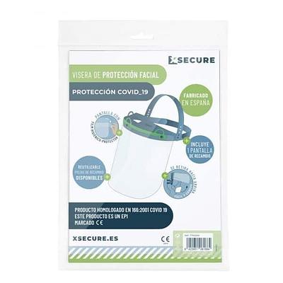 VISEIRA DE PROTECÇÃO FACIAL COM VISEIRA EXTRA