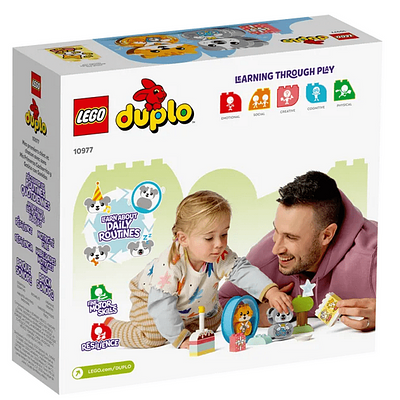 A Lego desenhou um produto diferente para as crianças a partir dos 18 meses, o lego com um cachorrinho e um gatinho que emitem sons.