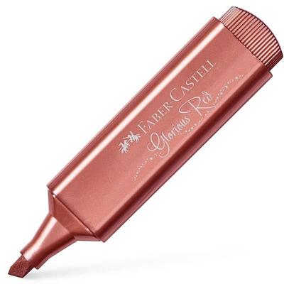 MARCADOR TEXTLINER METÁLICO FABER-CASTELL ROSA