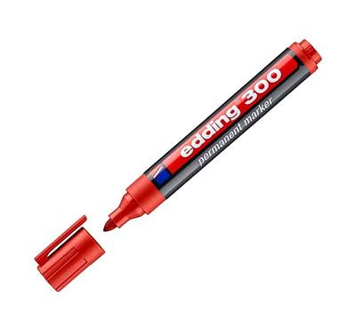 MARCADOR EDDING 300 PERMANENTE VERMELHO
