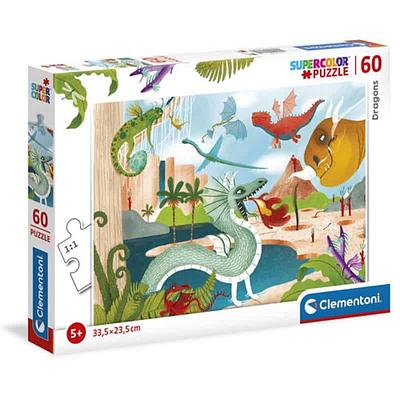 CLEMENTONI PUZZLE 60 PEÇAS - DRAGONS