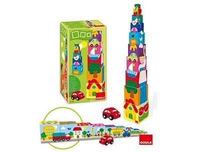 GOULA - BLOCOS DE EMPILHAR: CARRO