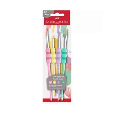 BLISTER COM 4 PINCÉIS SOF TOUCH "PASTEL"