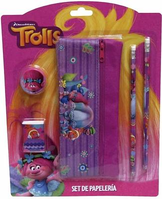 TROLLS - BLISTER ESCOLAR 5 PEÇAS GS-06-T