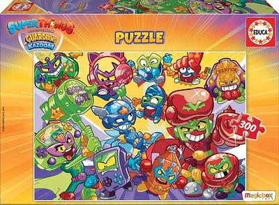Puzzle dos tão famosos Superthings! As peças são fáceis de manusear e não existe o problema de se prenderem e partirem. É ideal para as crianças desenvolverem a motricidade e destreza. nn
