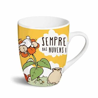 FANCY MUGS PT1_18- CANECA "SEMPRE NAS NÚVENS !"