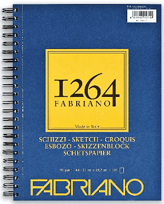 BLOCO CROQUIS, 90g, A4, 120fls, ESPIRAL, F-1264